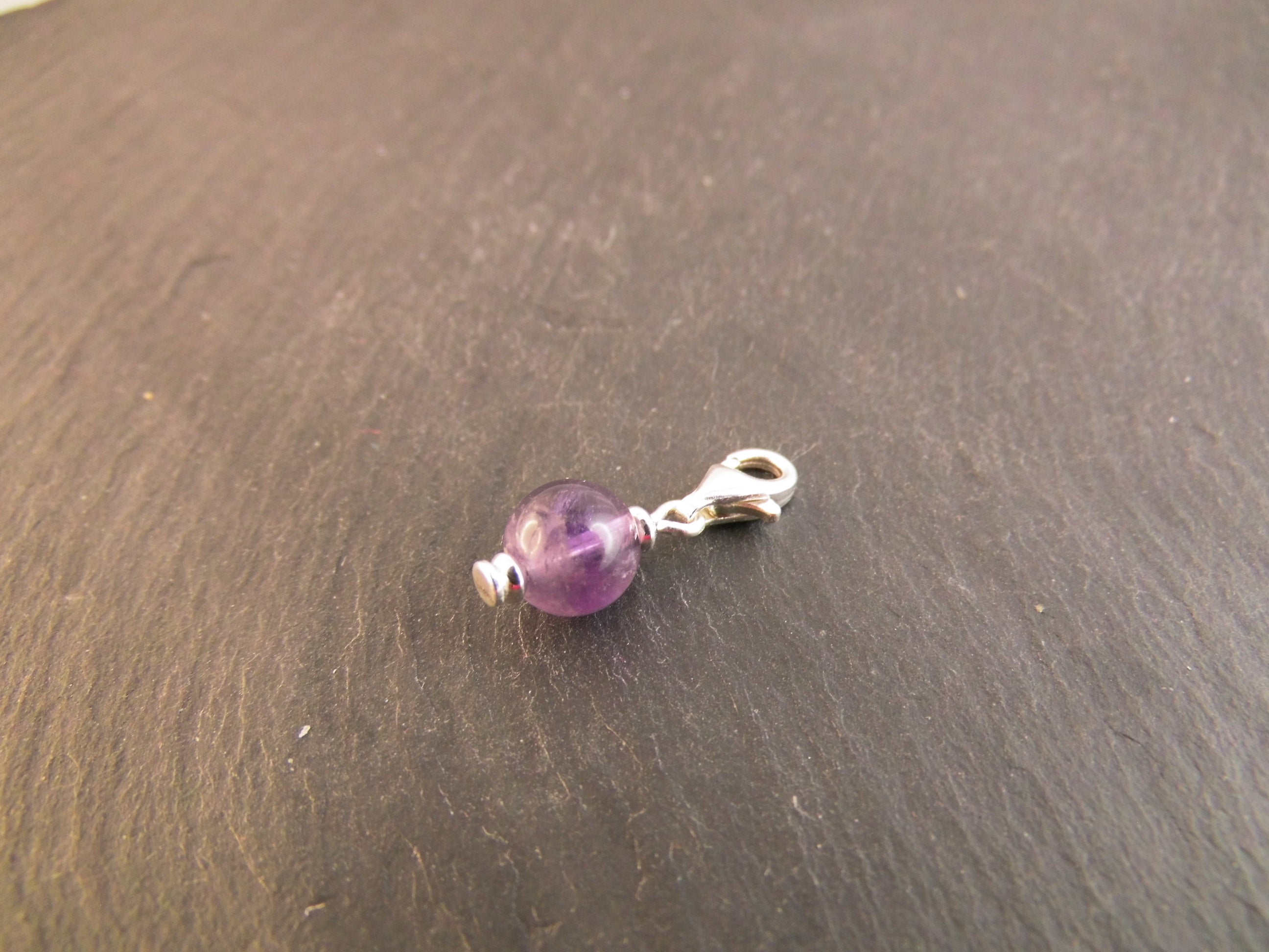 Anhänger Charm aus 925er Silber verschiedene Edelsteine Mineralien